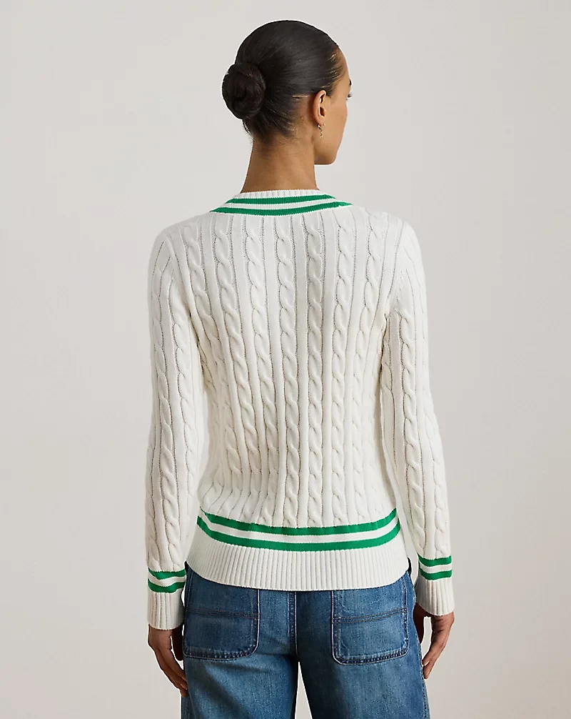 Cable-Knit Cricket Sweater