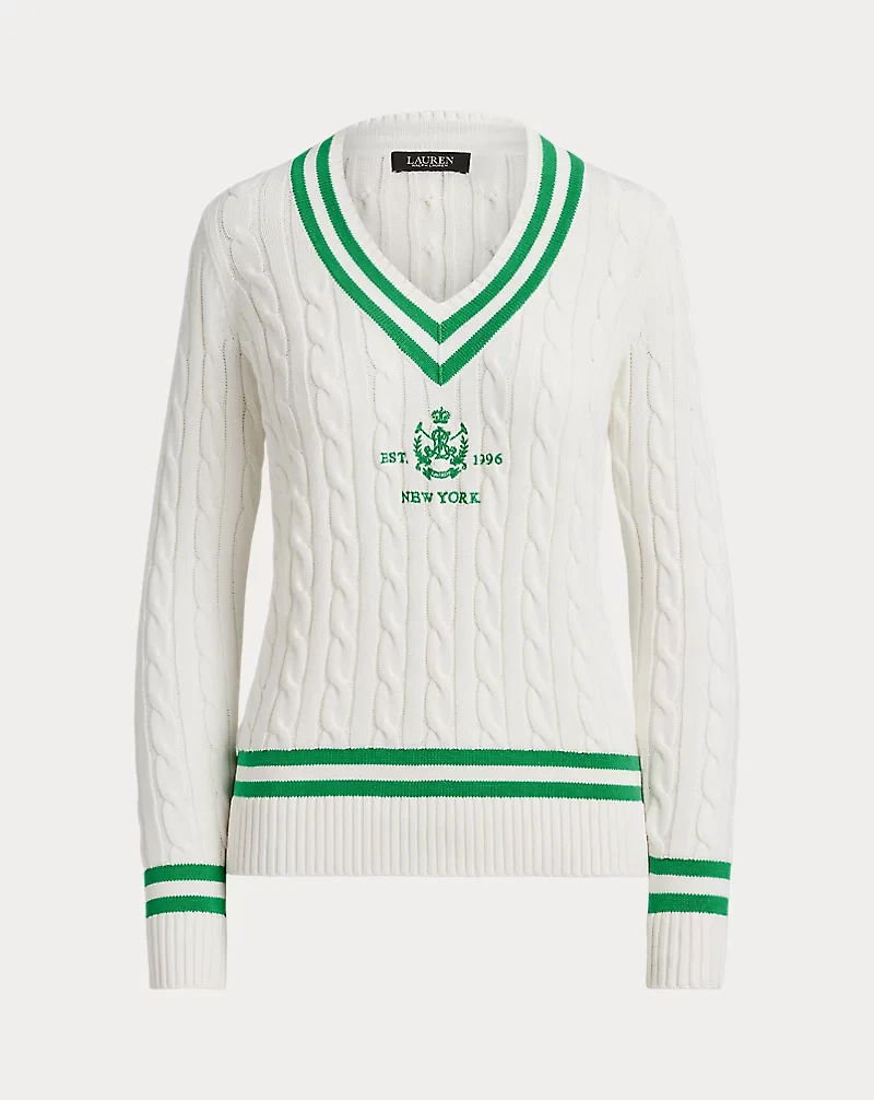 Cable-Knit Cricket Sweater