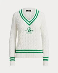 Cable-Knit Cricket Sweater