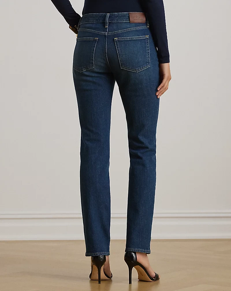 Mid-Rise Straight Ankle Jean