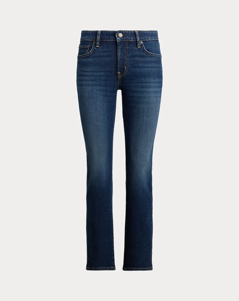 Mid-Rise Straight Ankle Jean