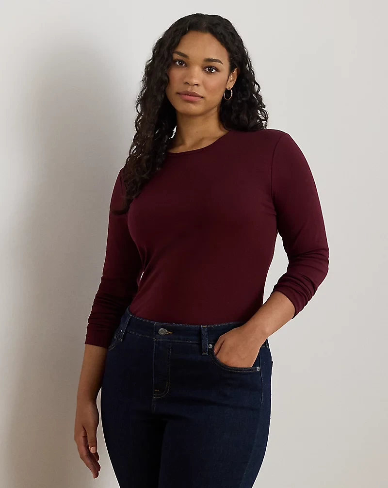 Stretch Cotton Tee