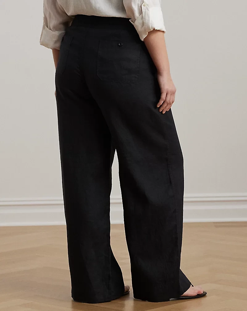 Linen Drawcord Pant