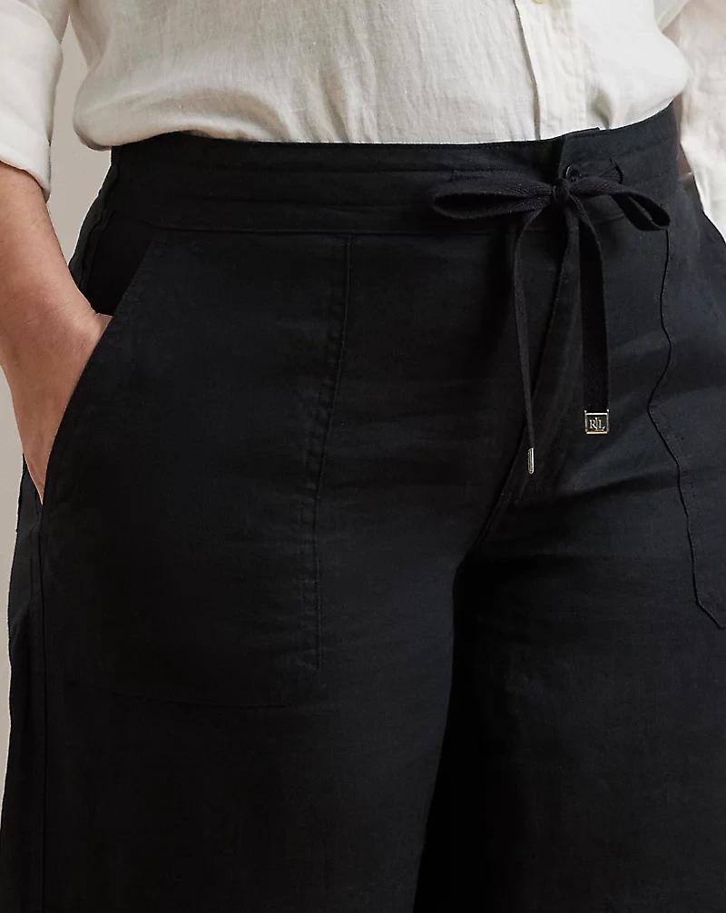 Linen Drawcord Pant