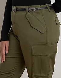 Cotton Sateen Cargo Pant