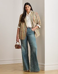 Cotton Madras Blazer