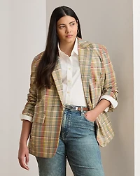 Cotton Madras Blazer