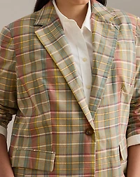 Cotton Madras Blazer
