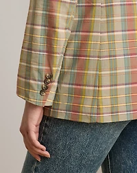 Cotton Madras Blazer