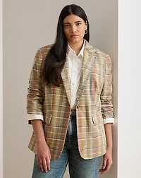 Cotton Madras Blazer