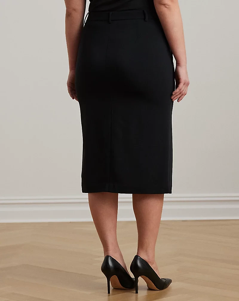Stretch Cady Pencil Skirt