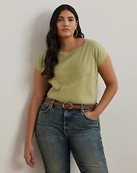 Embroidered Jersey Tee