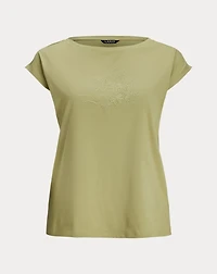 Embroidered Jersey Tee