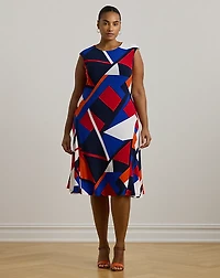 Print Stretch Jersey Dress