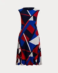 Print Stretch Jersey Dress