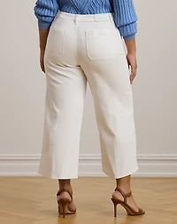 High-Rise Wide-Leg Cropped Jean