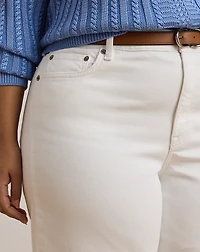 High-Rise Wide-Leg Cropped Jean