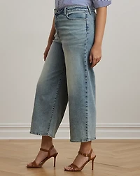 High-Rise Wide-Leg Cropped Jean