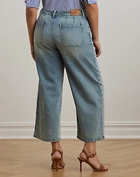 High-Rise Wide-Leg Cropped Jean