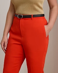 Stretch Cady Cropped Pant