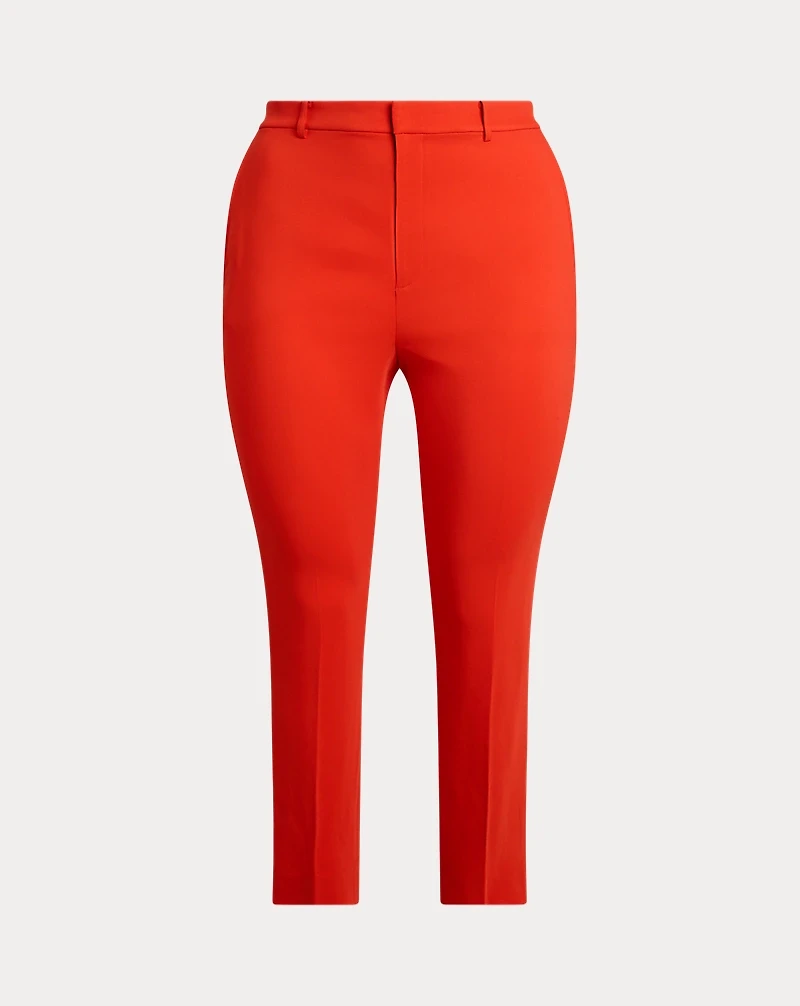 Stretch Cady Cropped Pant