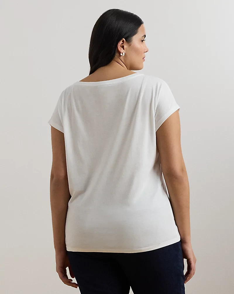 Cotton-Blend Jersey Graphic Tee