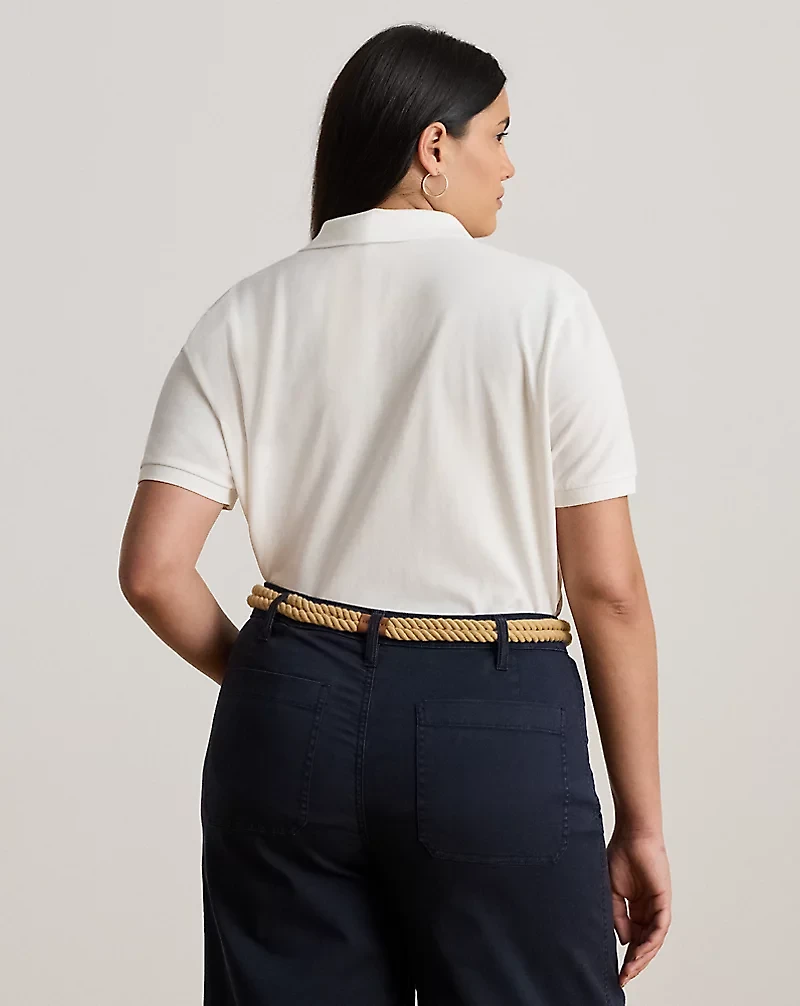 Patchwork Piqué Polo Shirt