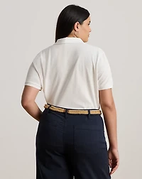 Patchwork Piqué Polo Shirt