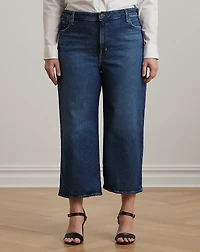 High-Rise Wide-Leg Cropped Jean
