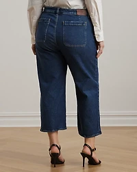 High-Rise Wide-Leg Cropped Jean