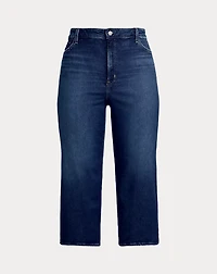 High-Rise Wide-Leg Cropped Jean