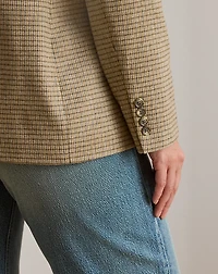 Double-Breasted Wool-Blend Twill Blazer