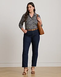 Classic Fit Paisley Cotton Voile Shirt