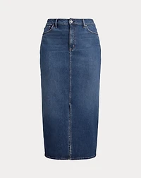 Denim Midi Skirt
