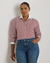 Striped Cotton Broadcloth Shirt