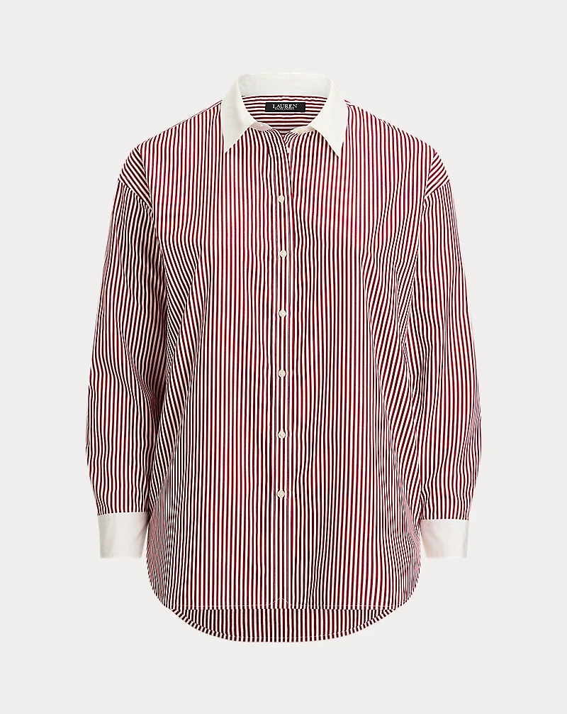 Striped Cotton Broadcloth Shirt