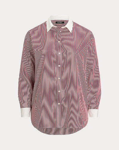 Striped Cotton Broadcloth Shirt