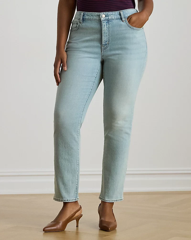 Mid-Rise Straight Ankle Jean