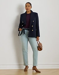 Mid-Rise Straight Ankle Jean