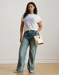 Graphic Cotton-Modal Jersey Tee