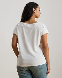 Graphic Cotton-Modal Jersey Tee