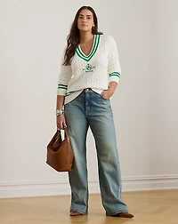 Cable-Knit Cricket Sweater