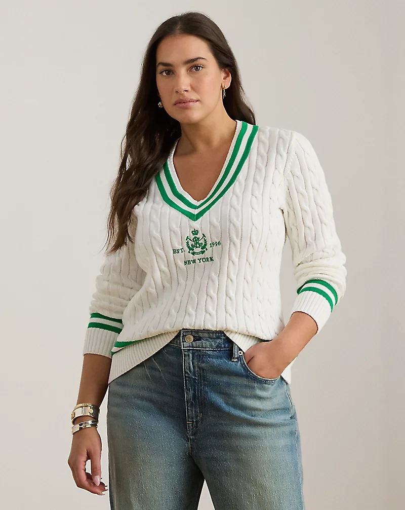 Cable-Knit Cricket Sweater