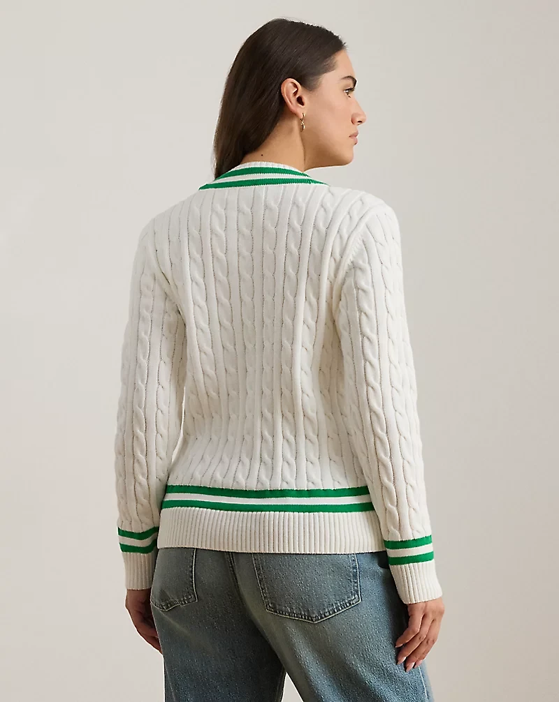 Cable-Knit Cricket Sweater
