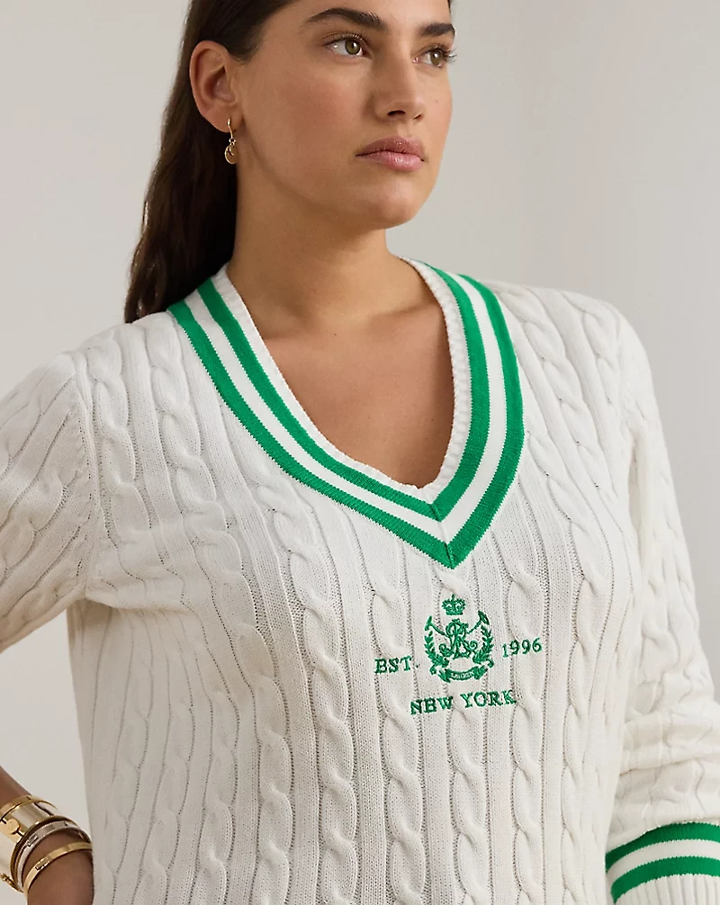 Cable-Knit Cricket Sweater