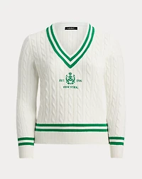 Cable-Knit Cricket Sweater