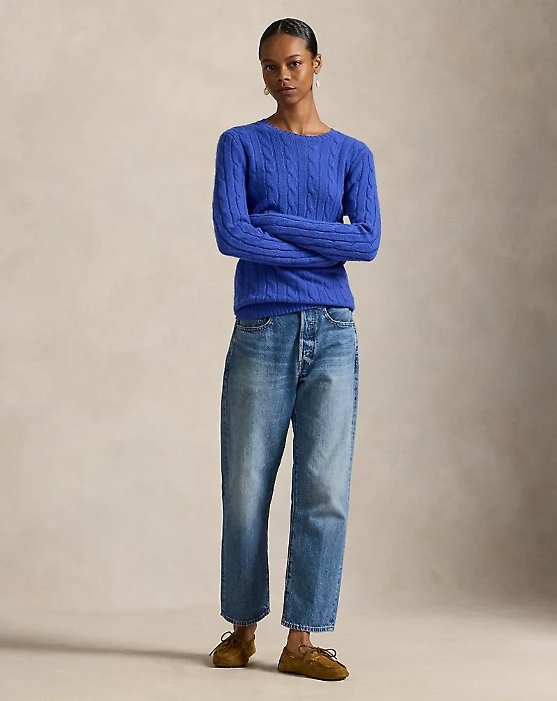 Cable-Knit Cashmere Sweater
