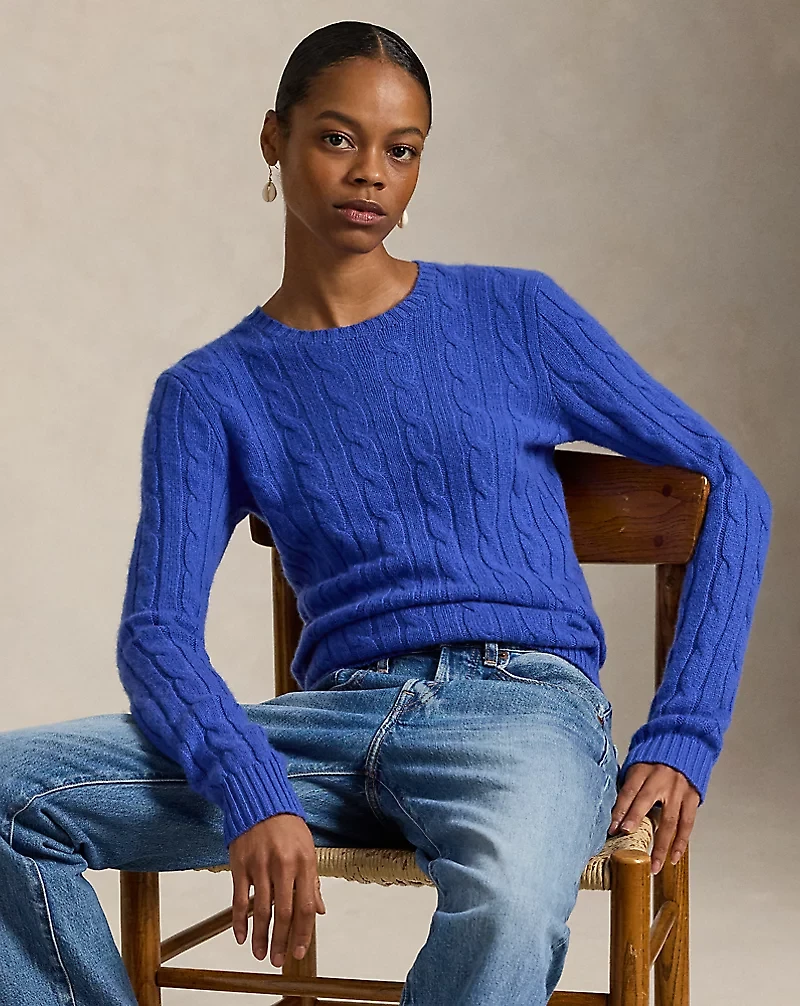 Cable-Knit Cashmere Sweater