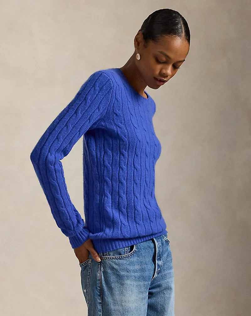 Cable-Knit Cashmere Sweater