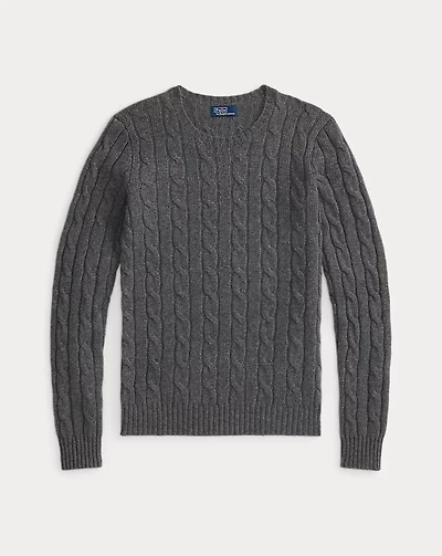 Cable-Knit Cashmere Sweater